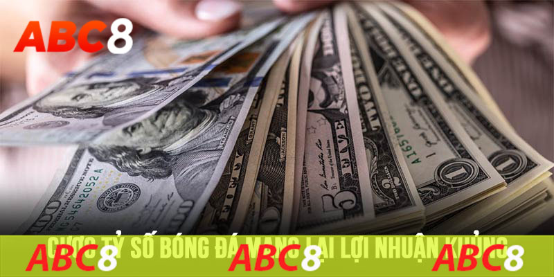 Cược tỷ số đá banh mang lại siêu lợi nhuận cho người chơi